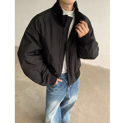 Herren Bomberjacke Modern Stretch mit Weichem Innenfutter