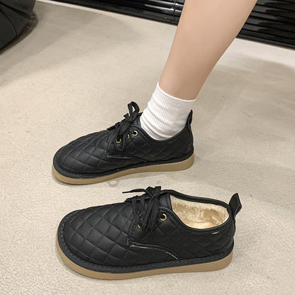 Damen Sneaker Warm mit Weichem Innenfutter bequem