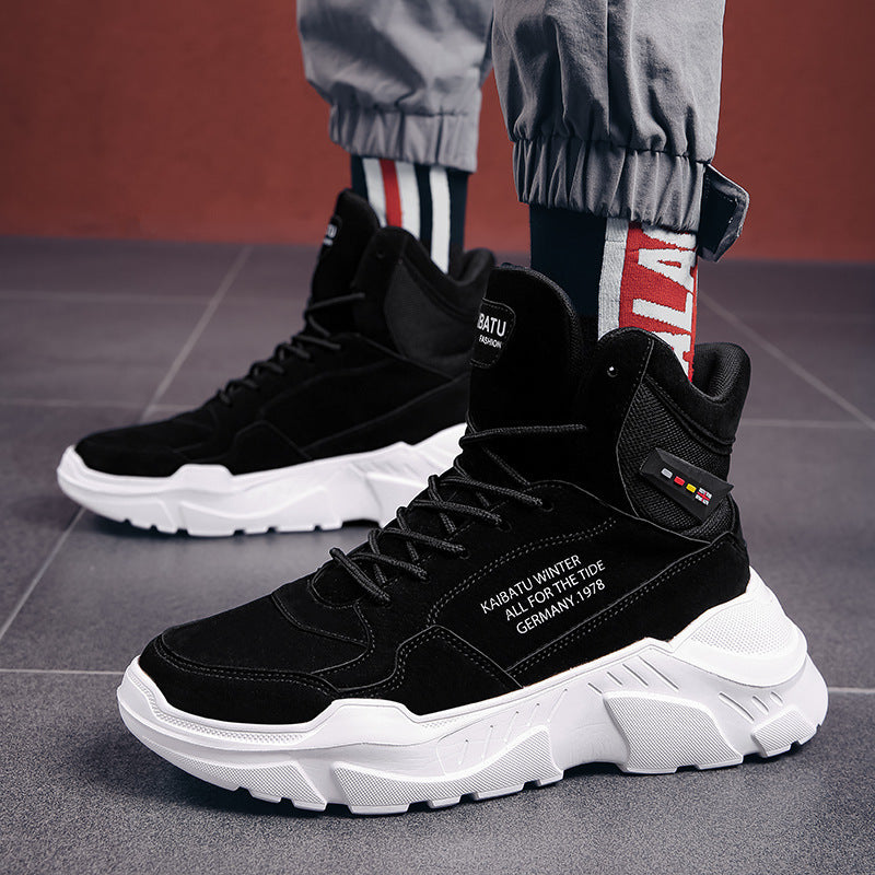 Damen Sneaker High-Top Sportlich Frauen Schuhe - BerlinGlamour
