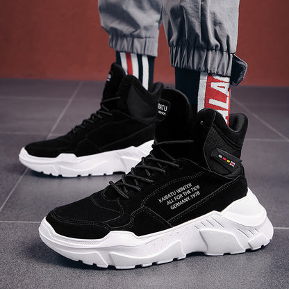 Damen Sneaker High-Top Sportlich Frauen Schuhe - BerlinGlamour