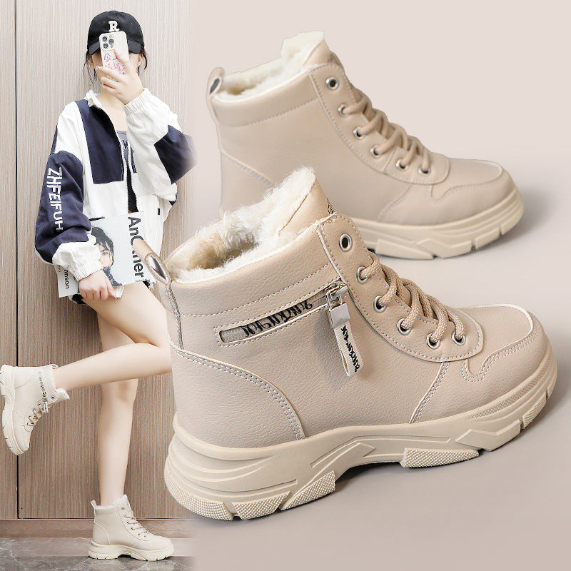 Damen High-Top Sneaker Winter Warm Kuschelig