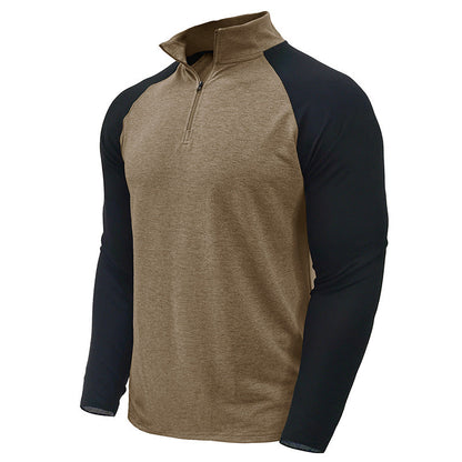 Herren Stehkragenpullover Sportlich Modern - BerlinGlamour