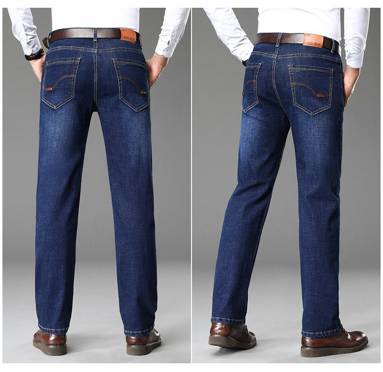 Herren Jeans Bequem Lässig Business Style