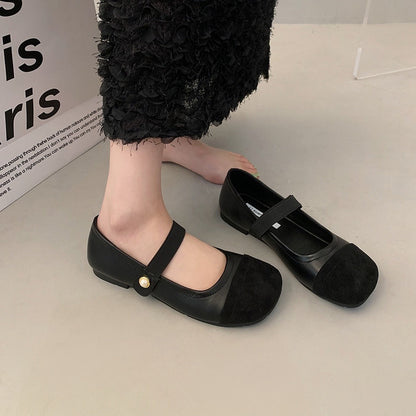 Damen Ballerinas Elegante Perlen Schuhe Modern