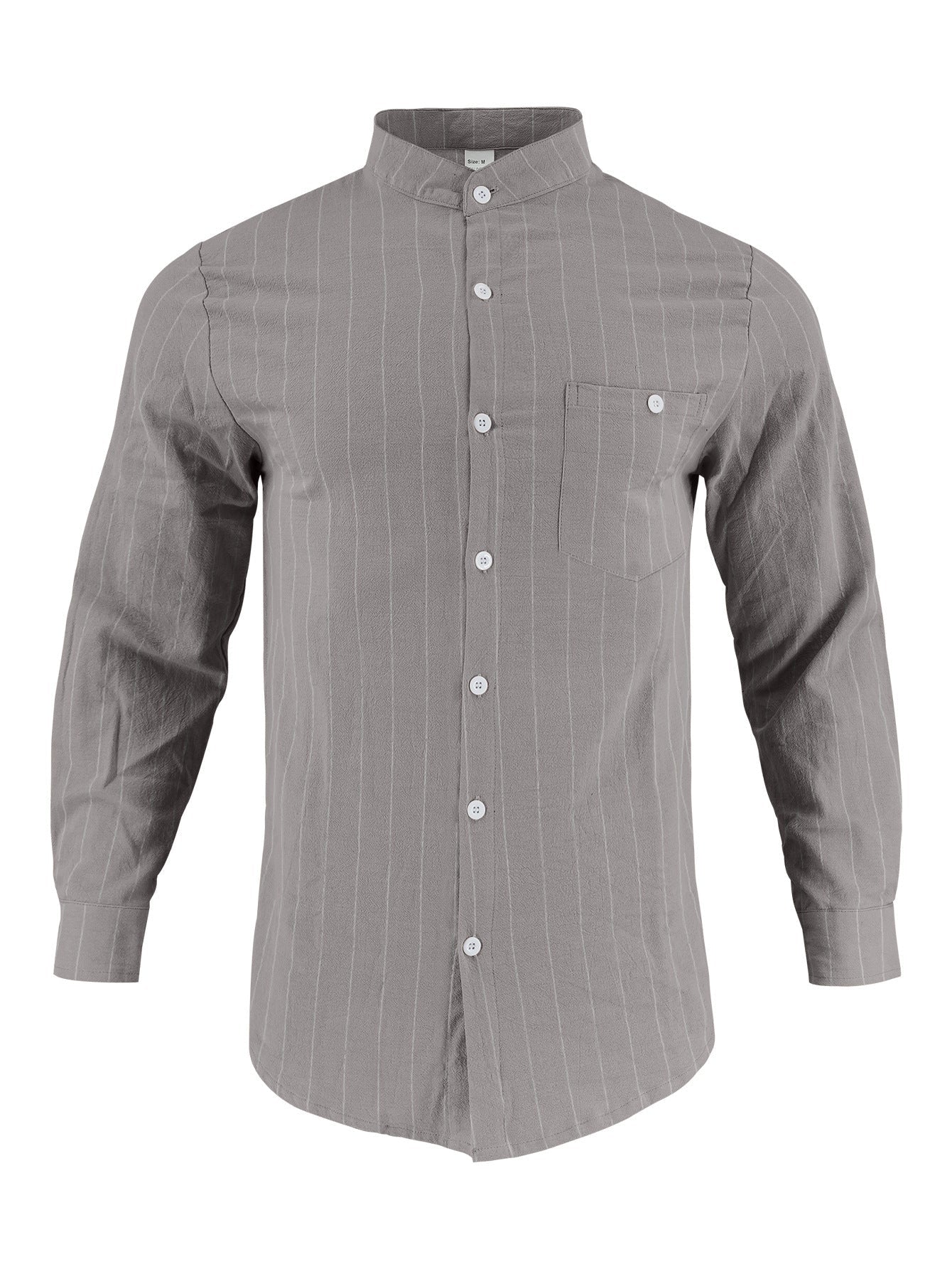 Herren Hemd Streifenmuster Modern Slim Fit