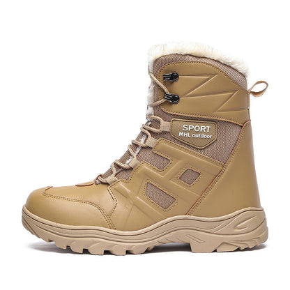 Wanderstiefel Damen Warm Winterstiefel Rutschfest
