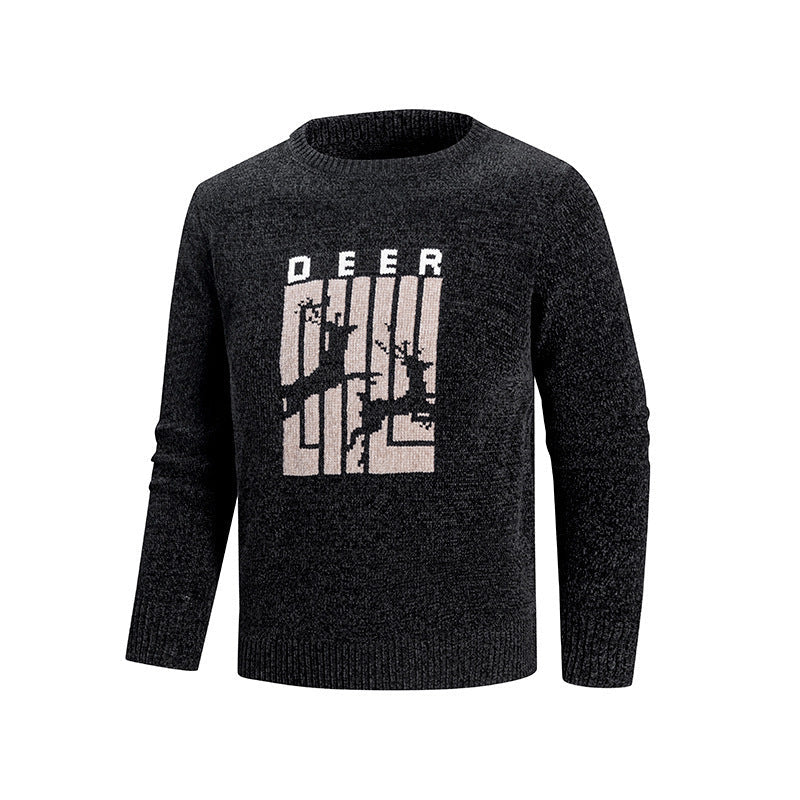Herren Pullover Tiermotiv bequem trendy