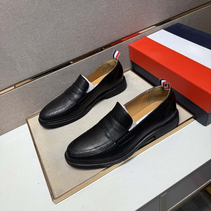 Damen Mokassins Elegante Leder Schuhe Mit Zierdetail - BerlinGlamour
