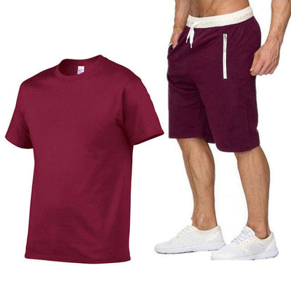 Herren Sportbekleidung Set: T-Shirt und Shorts Casual Style