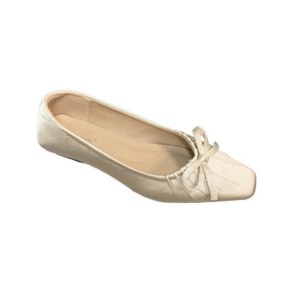 Elegante Damen Ballerinas mit Schleifendetail Schwarz