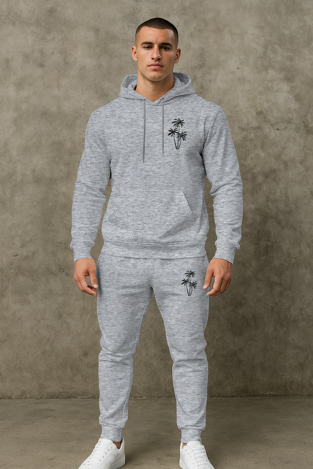 Herren Jogginganzug Kapuzenpullover Bequem Sportlich