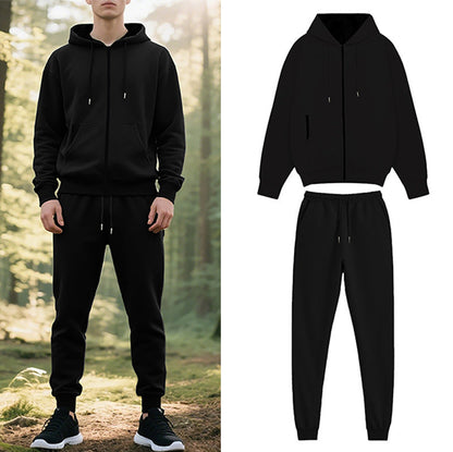 Herren Sportanzug Jogginghose Kapuzenpullover Bequem Modern