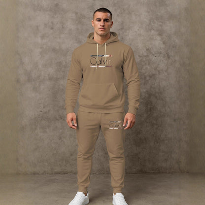 Herren Hoodie Sportlich Mit Jogginghosen Komplettsatz