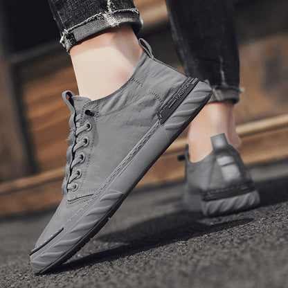Damen Sneaker Bequem Elastisch Flexibelweiß