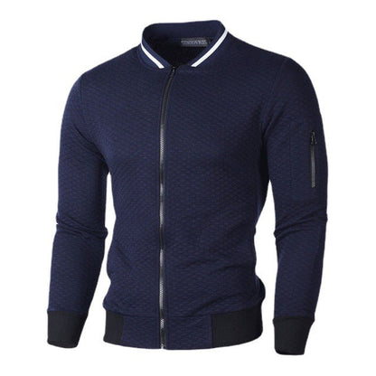 Herren Sweatjacke Sportlich Warm Reißverschluss Tasche