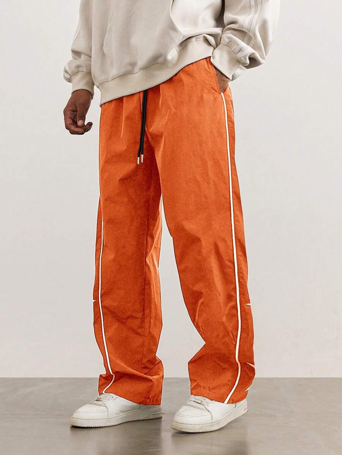 Herren Chino-Hose Mit Sternen-Muster Trendig Urban
