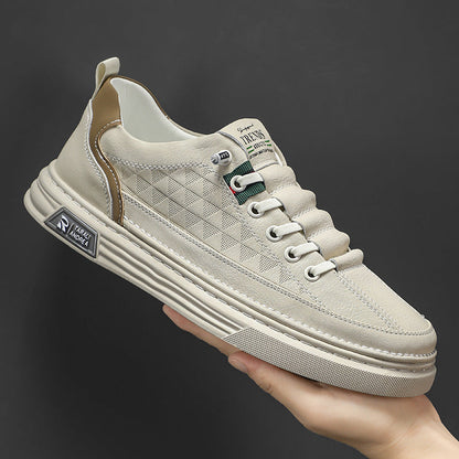 Damen Sneaker Bequem Sportlich Weiß