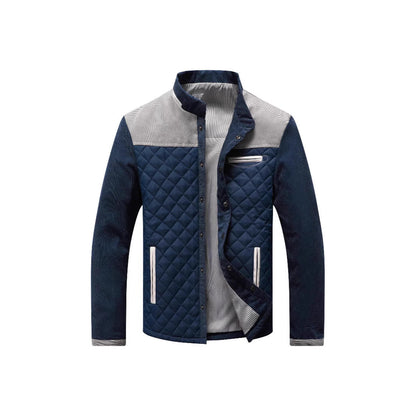 Herren Steppjacke Weich Warm Mit Futter