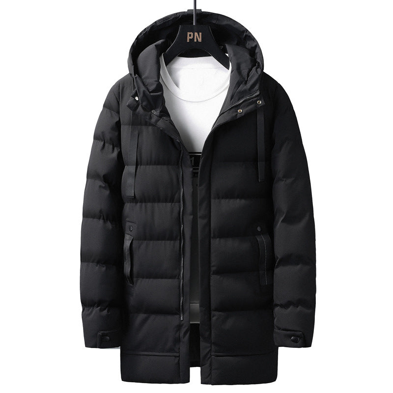 Herren Winterjacke Isoliert Verstellbarer Kragen - BerlinGlamour