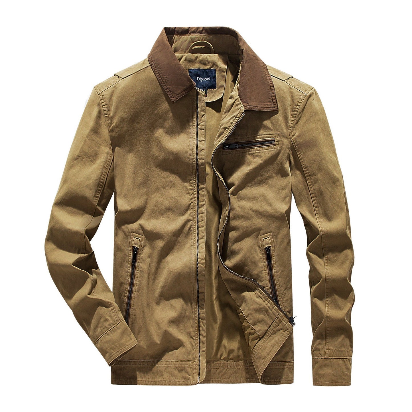 Herren Übergangsjacke Modern mit Auffälligem Kragen