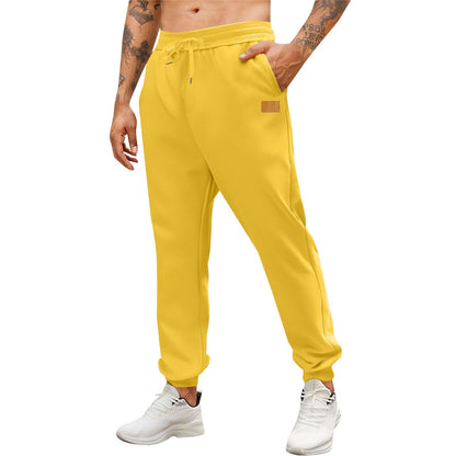 Herren Jogginghose Sportlich Mit Reißverschluss Taschen