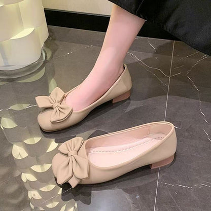 Damen Ballerinas Elegante Schleifen Schnürsenkel Schuhe Frauen
