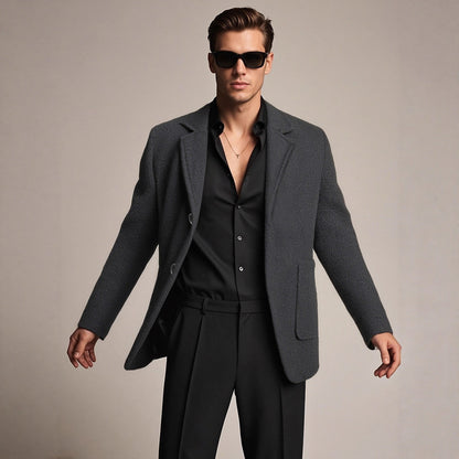 Herren Blazer Elegant Strukturiert Freizeit Berlin Stil - BerlinGlamour
