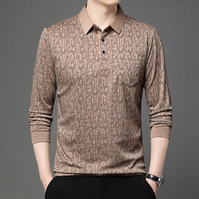 Herren Poloshirt Grafik Atmungsaktiv Modern