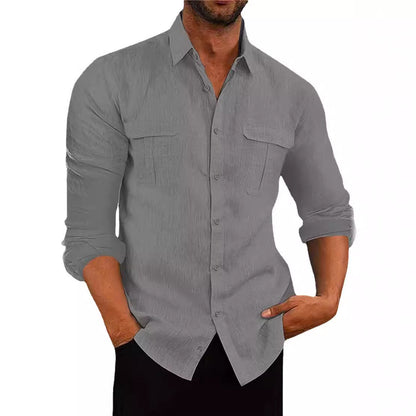 Herren Hemd Lässig Zweitaschen Modern Berlin_Style