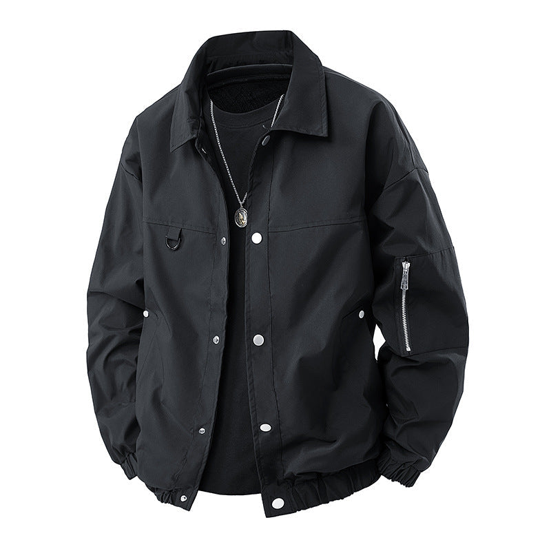 Herren Freizeitjacke Urban Style Hochkragen Modern