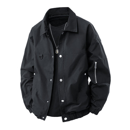 Herren Freizeitjacke Urban Style Hochkragen Modern