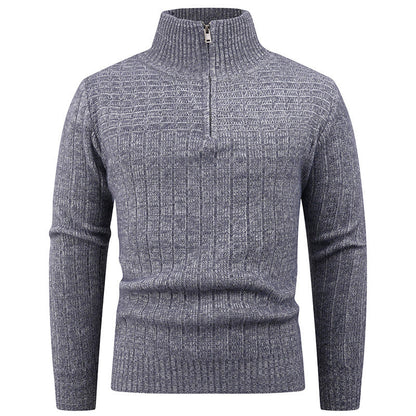 Herren Rollkragenpullover Modern Zopfmuster Elegante Style - BerlinGlamour
