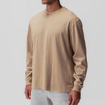 Herren Langarmshirt Weich Baumwolle Modern - BerlinGlamour