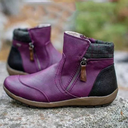 Damen Stiefel Kurz Bequem Winter Mode
