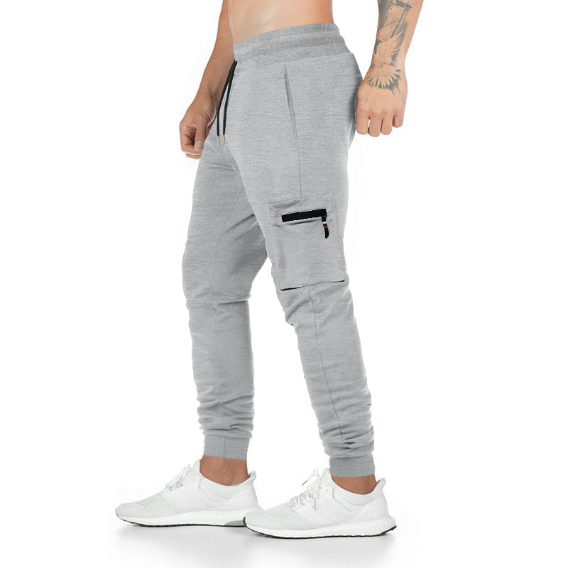 Herren Cargo-Hose Sportlich Elastisch Reißverschluss