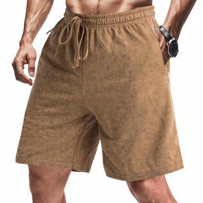 Bequeme Herren Shorts Freizeit Komfort Stoff mit Kordelzug