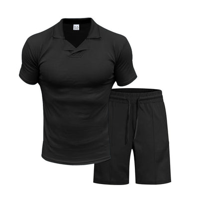 Herren Sport Set Funktionsshirt und Laufshorts