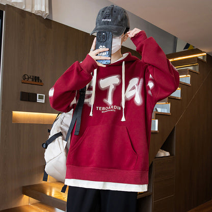 Kapuzenpullover Unisex Grafikdruck Berlin Style Modern