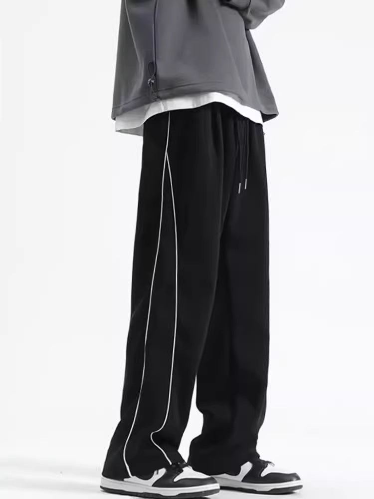 Herren Sporthose Lässig Elegante Side Streifen