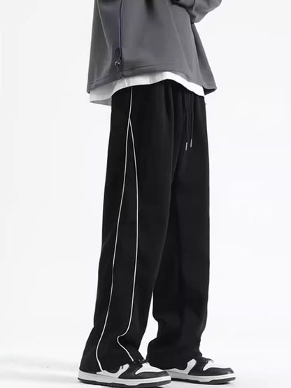 Herren Sporthose Lässig Elegante Side Streifen