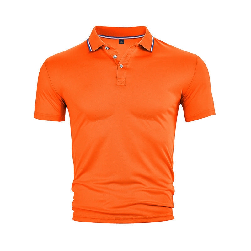 Herren Poloshirt Klassisch mit Kontrastkragen Modern