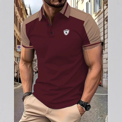 Herren Polohemd Modern Sportlich Farben - BerlinGlamour