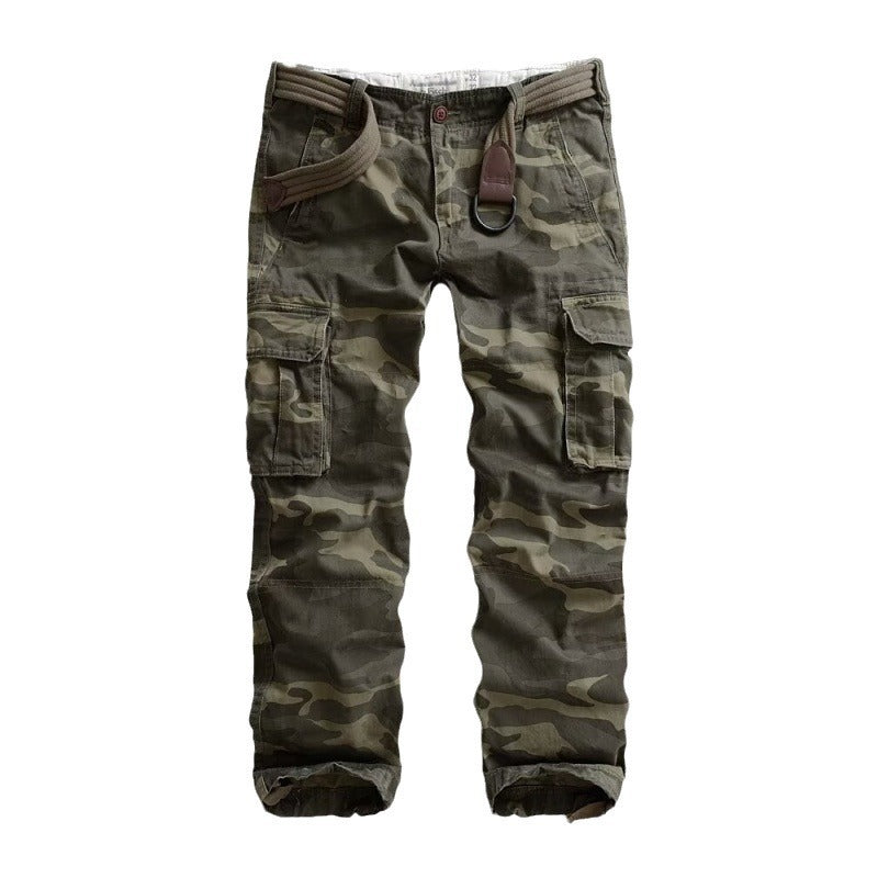 Herren Cargohose Camo Modern Taschen