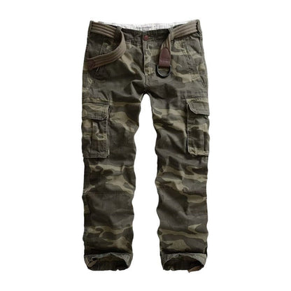 Herren Cargohose Camo Modern Taschen