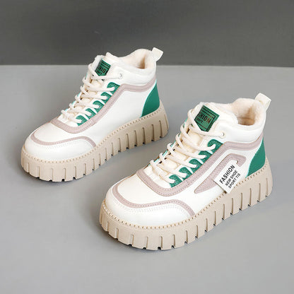Damen Sneaker High-Top atmungsaktiv Komfort-Sohle
