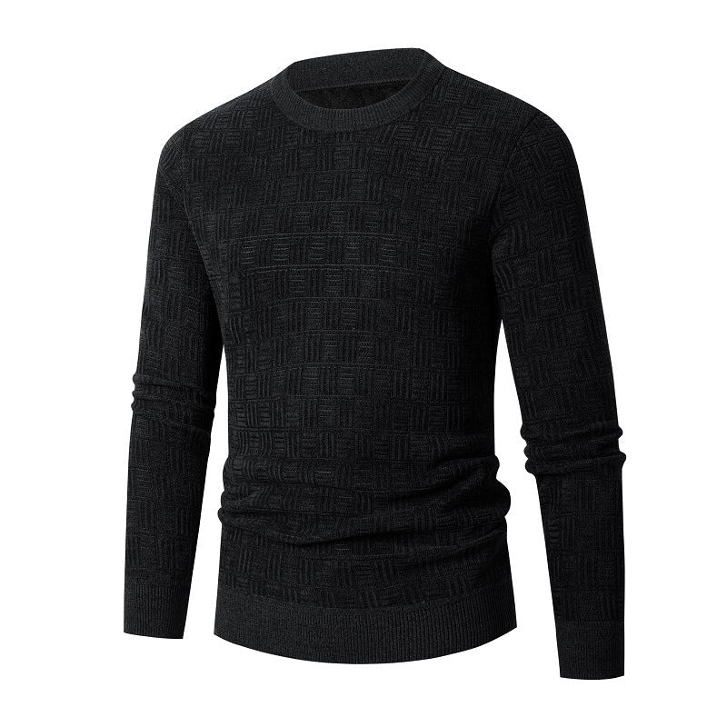 Herren Strickpullover Modern mit Strukturdesign