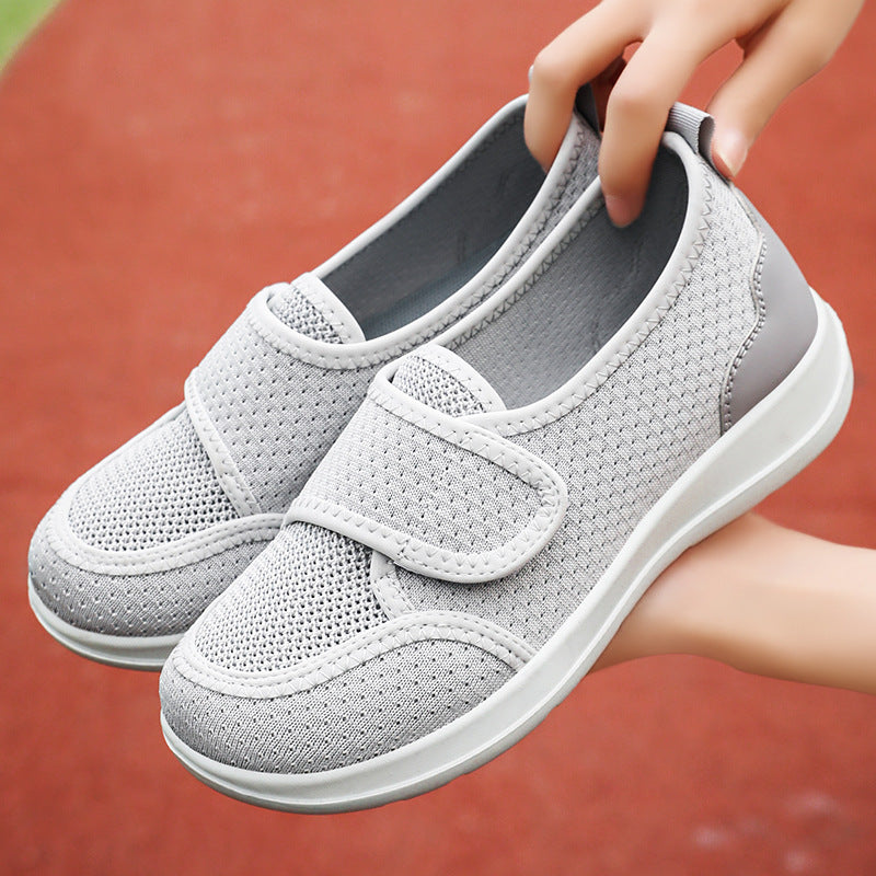 Damen Sportschuhe Bequem atmungsaktiv Mit Klettverschluss