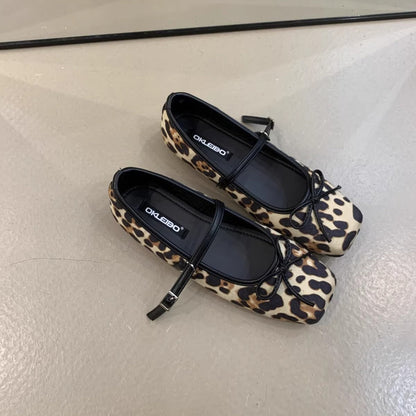 Damen Ballerinas Bequem Schleifen Dekor Schwarz