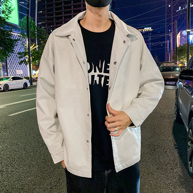 Herren Freizeitjacke Modern mit Knöpfen Trendig