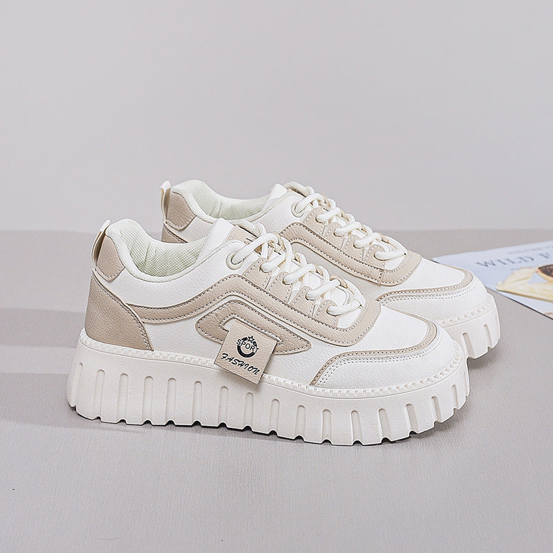 Damen Sneaker Plattform Bequem Leicht Heidi Style